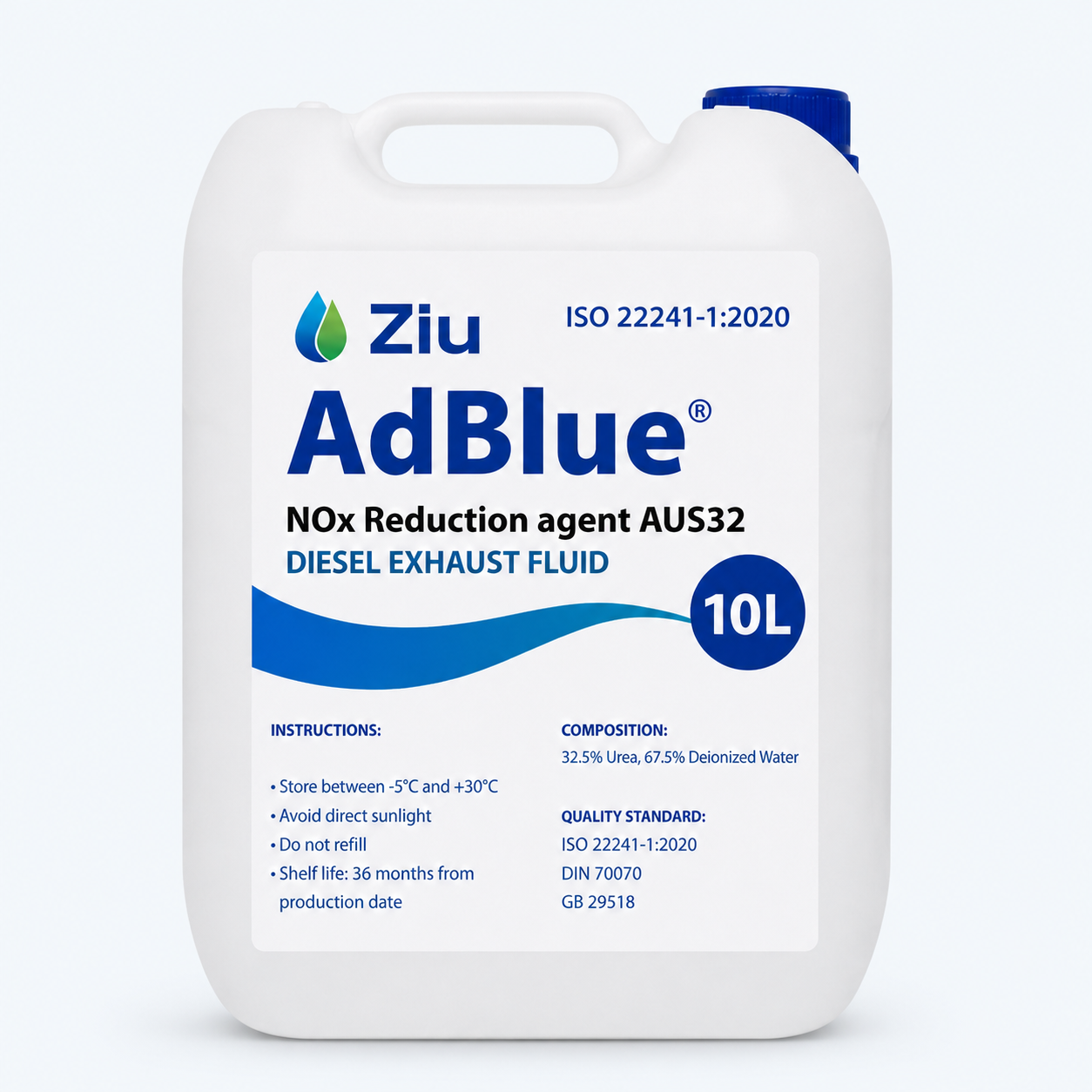 Bidoni Ziu AdBlue AUS 32, 10 litra